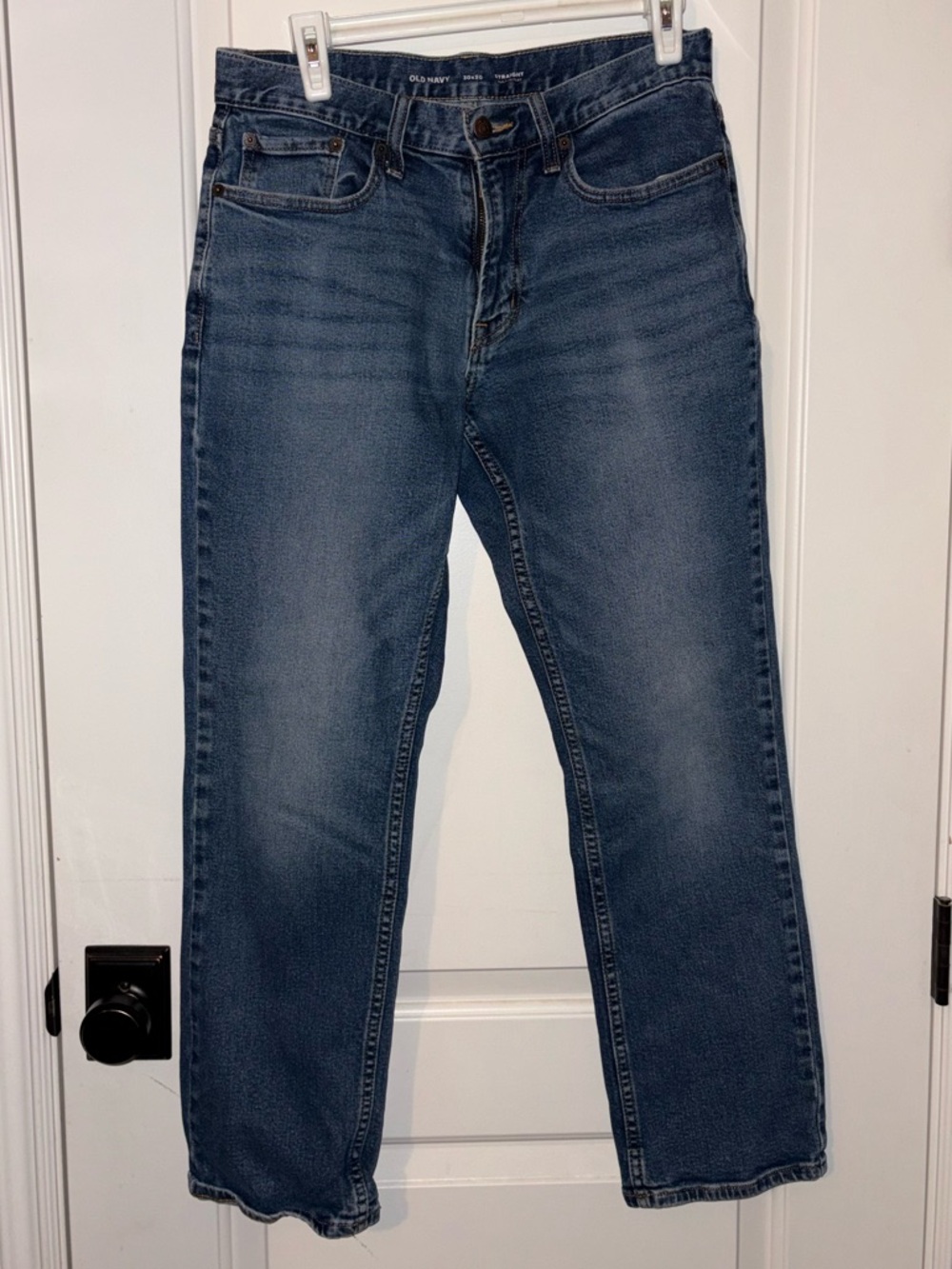 Old Navy Men's Straight Dark Blue Jeans